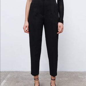 Zara High-Waisted Trouser Pants
